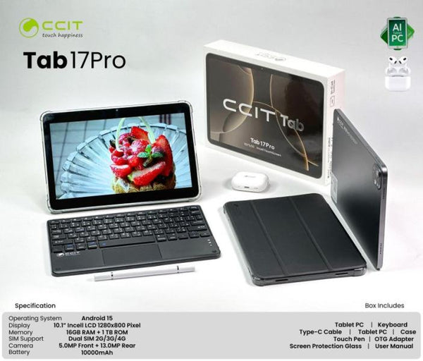 Tablet 17 PRO Ccit - Gris