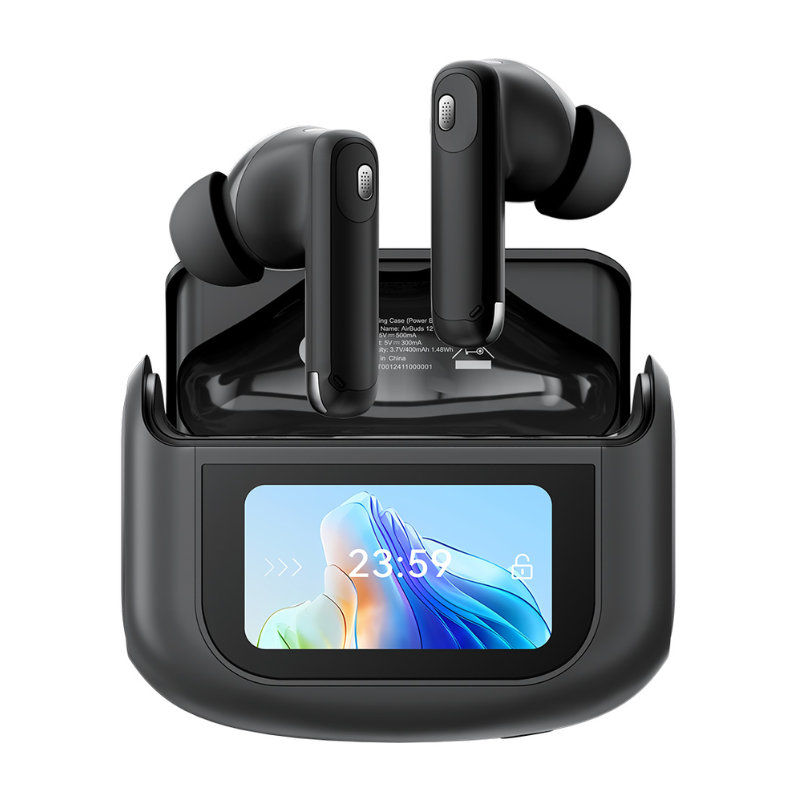 Audifono Blackview Airbuds 12 Bluetooth LED IPX7 - Negro