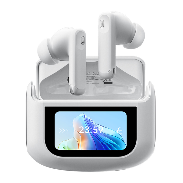 Audifono Blackview Airbuds 12 Bluetooth LED IPX7 - Blanco