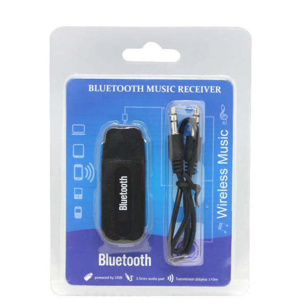Pix-link receptor transmisor bluetooth USB 3.5 mm doble modo negro Imagen secundaria del producto