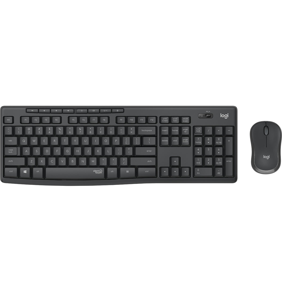 Logitech Combo Teclado Y Mouse Silent Wireless MK295