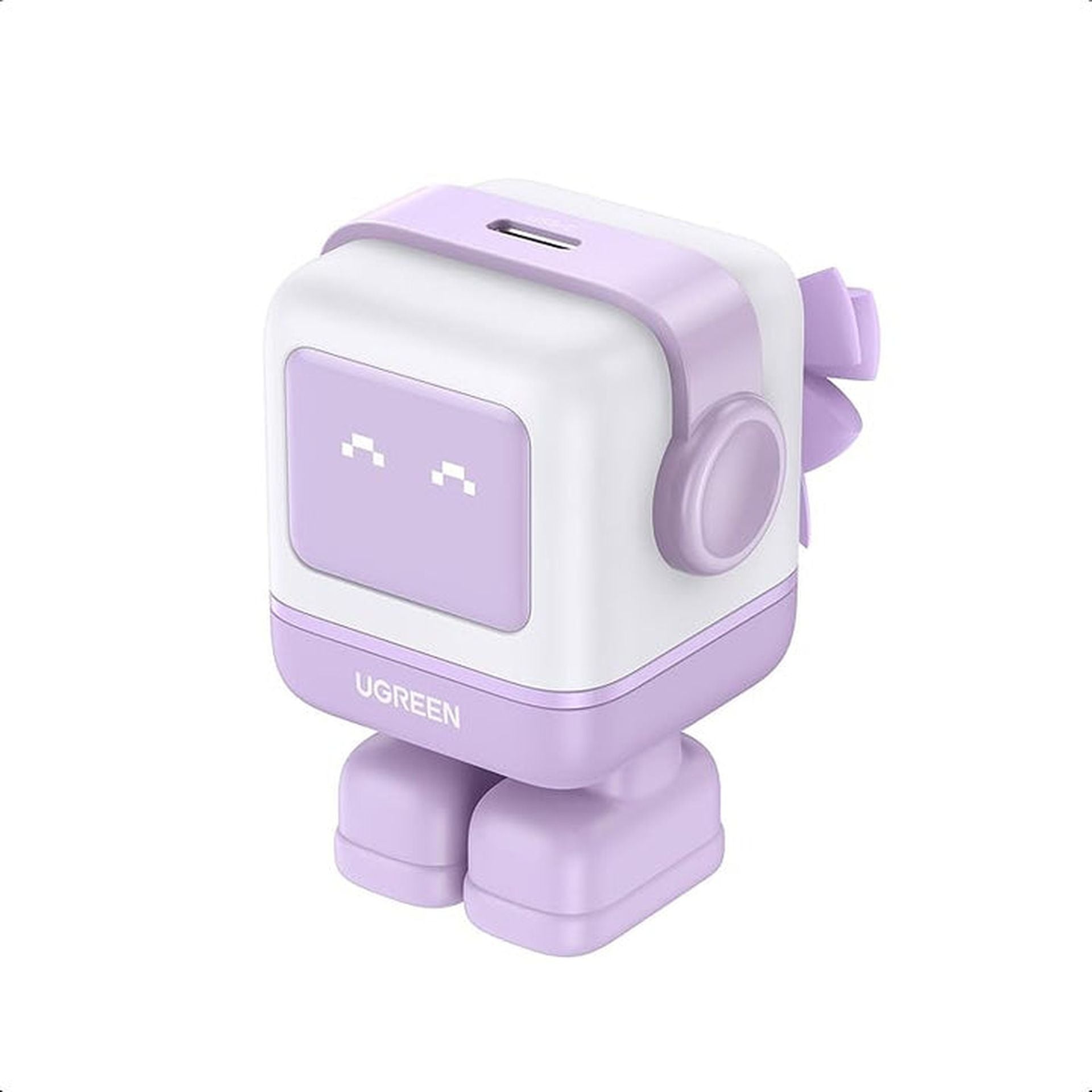 Cargador UGREEN nexode robot 30W PD gan morado Imagen secundaria del producto