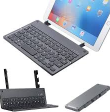 Teclado Inalambrico B048 Gris Bluetooth 3.0 Imagen principal del producto