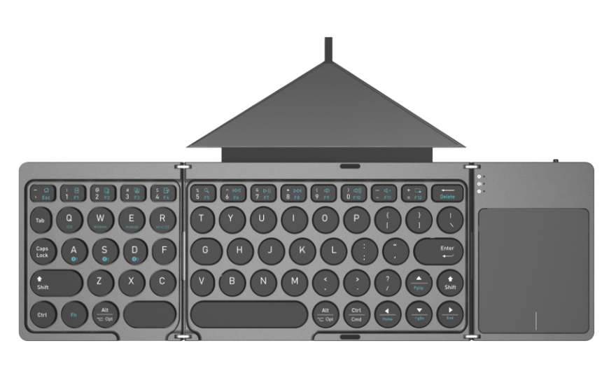 Teclado inalambrico KF86 MAX negro Imagen secundaria del producto