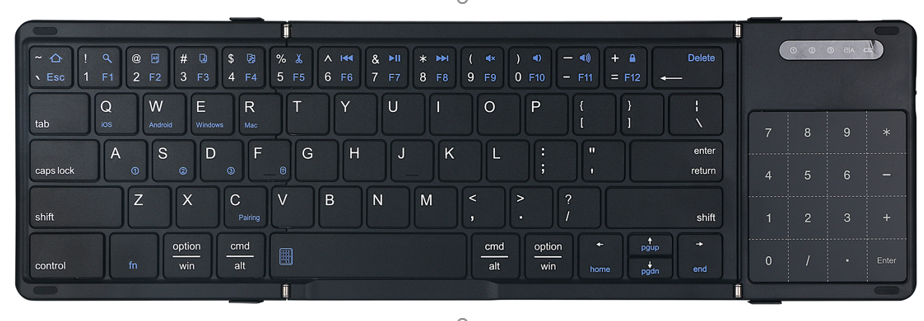 Teclado Inalambrico BK-077T - Negro