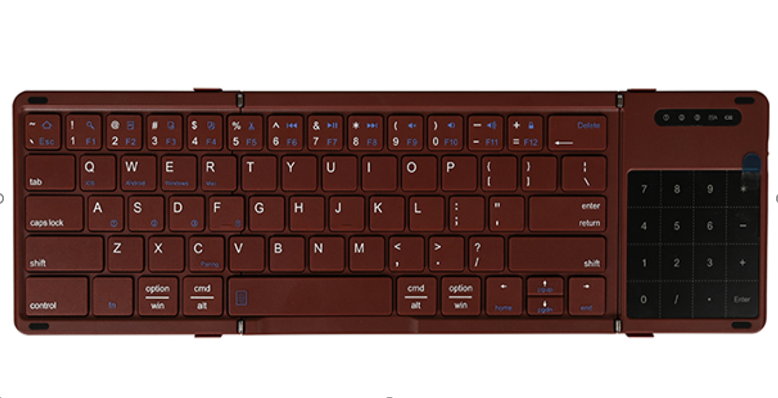 Teclado Inalambrico BK-077T - Rojo