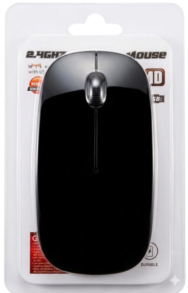 Mouse Inalambrico V92 - Negro
