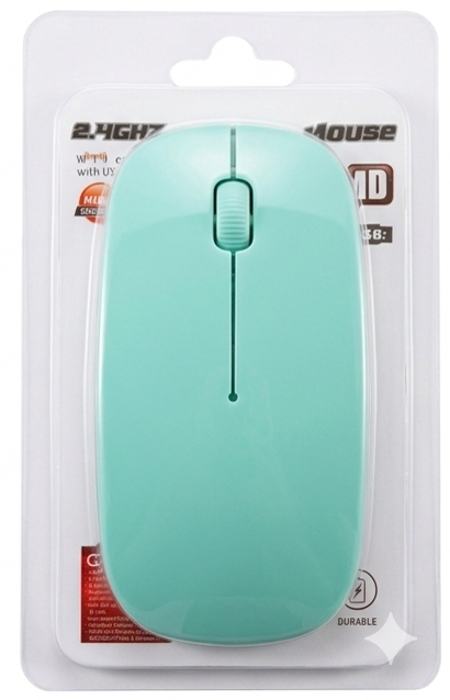 Mouse Inalambrico V92 - Verde Menta