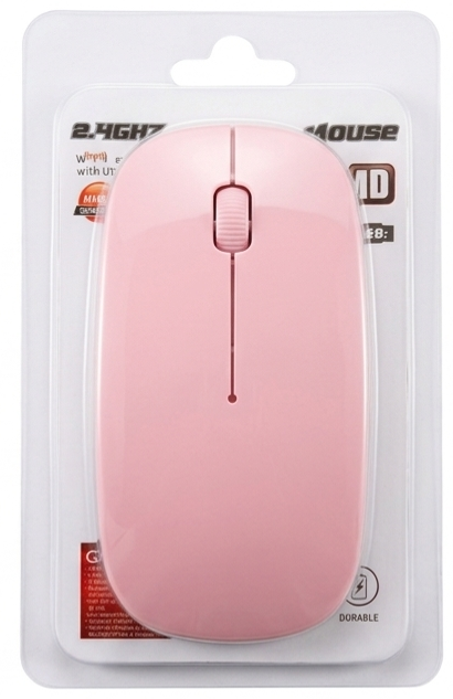 Mouse Inalambrico V92 - Rosado