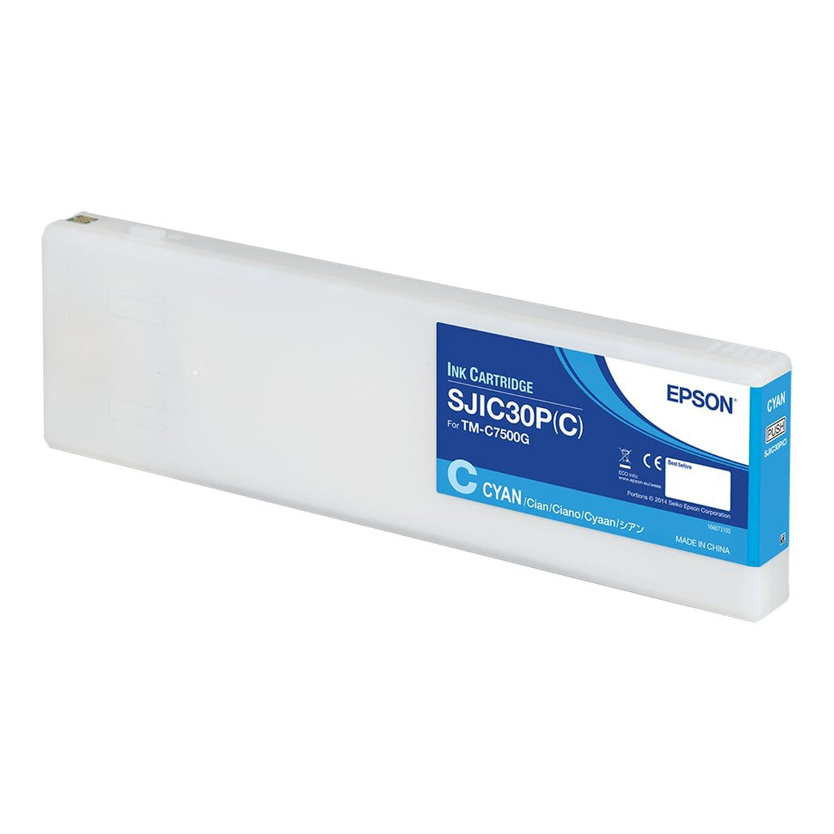 Epson SJIC30P(C) - Cián - original cartucho de tinta - para ColorWorks TM-C7500G Imagen principal del producto