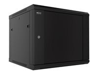 Nexxt solutions rack armario instalable en pared ral 9005, negro barniz 12U - 19 pulgadas Imagen secundaria del producto