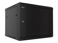 Nexxt Solutions - Rack armario - instalable en pared RAL 9005, negro barniz - 18U - 19"