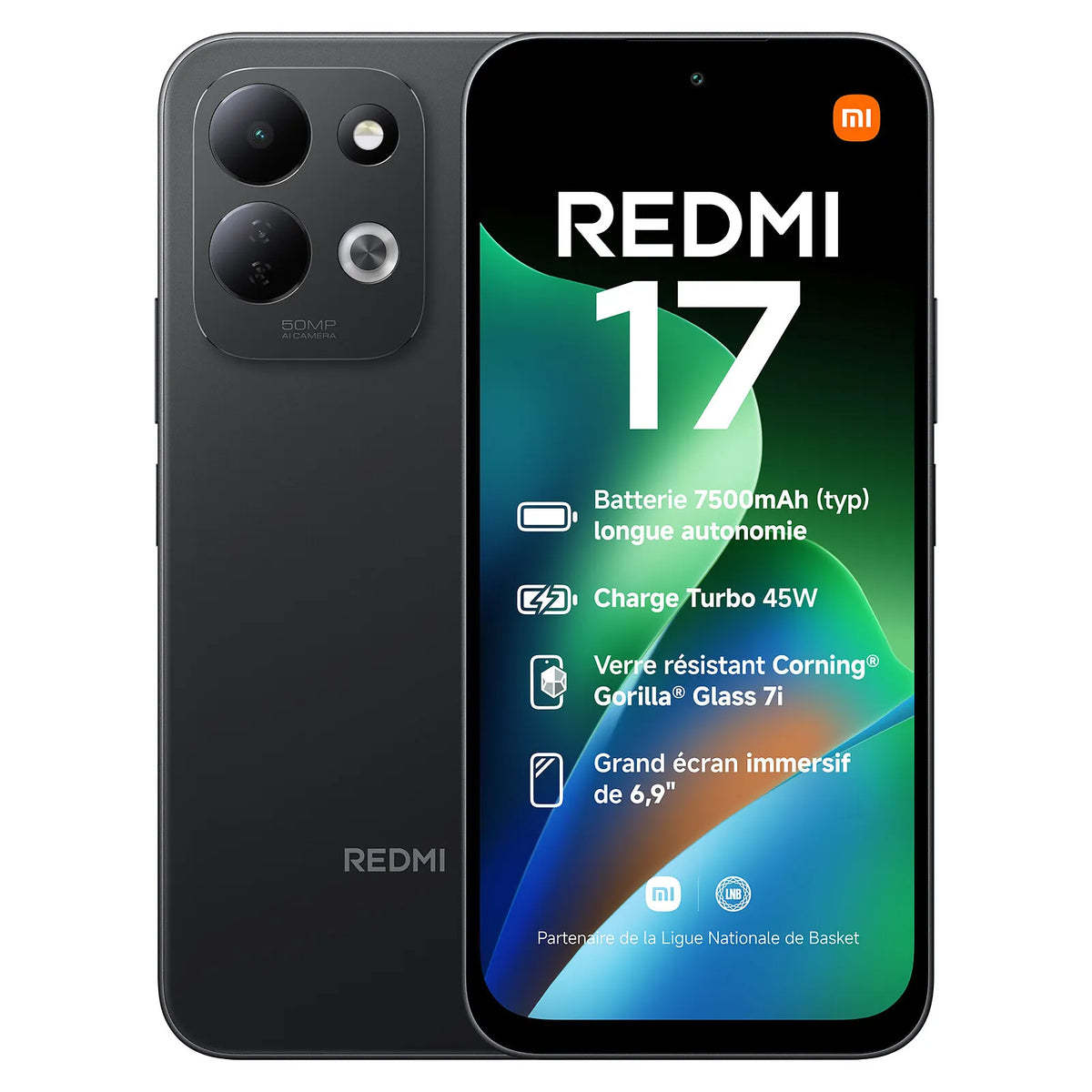 Xiaomi Redmi 17 - Smartphone - Android 256 GB - Black - Touch - US Imagen principal del producto