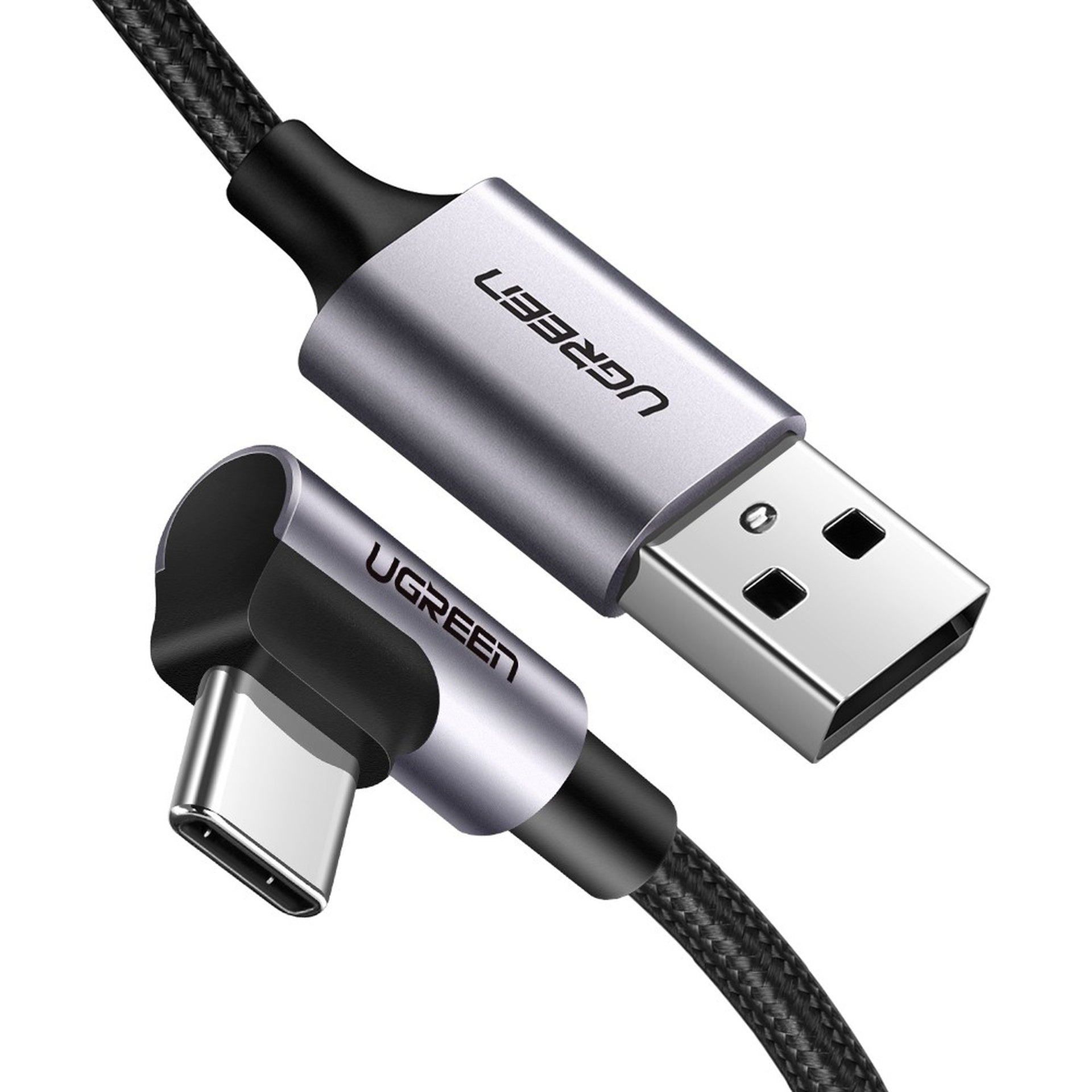 Cable UGREEN US284 usb-a a USB-C angulo recto 1M 50941