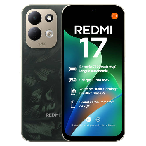 Xiaomi Redmi 17 - Smartphone - Android 256 GB - Oak Green - Touch - US