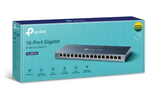 Omada TP-Link Switch gigabit 16 puertos no gestionable TL-SG116 Imagen secundaria del producto