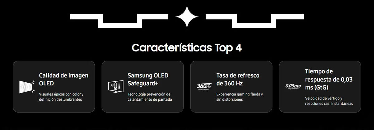 MONITOR SAMSUNG 27" FLAT OLED QHD GAMING