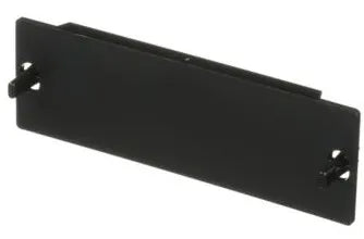 Panel para adaptador de fibra, negrO