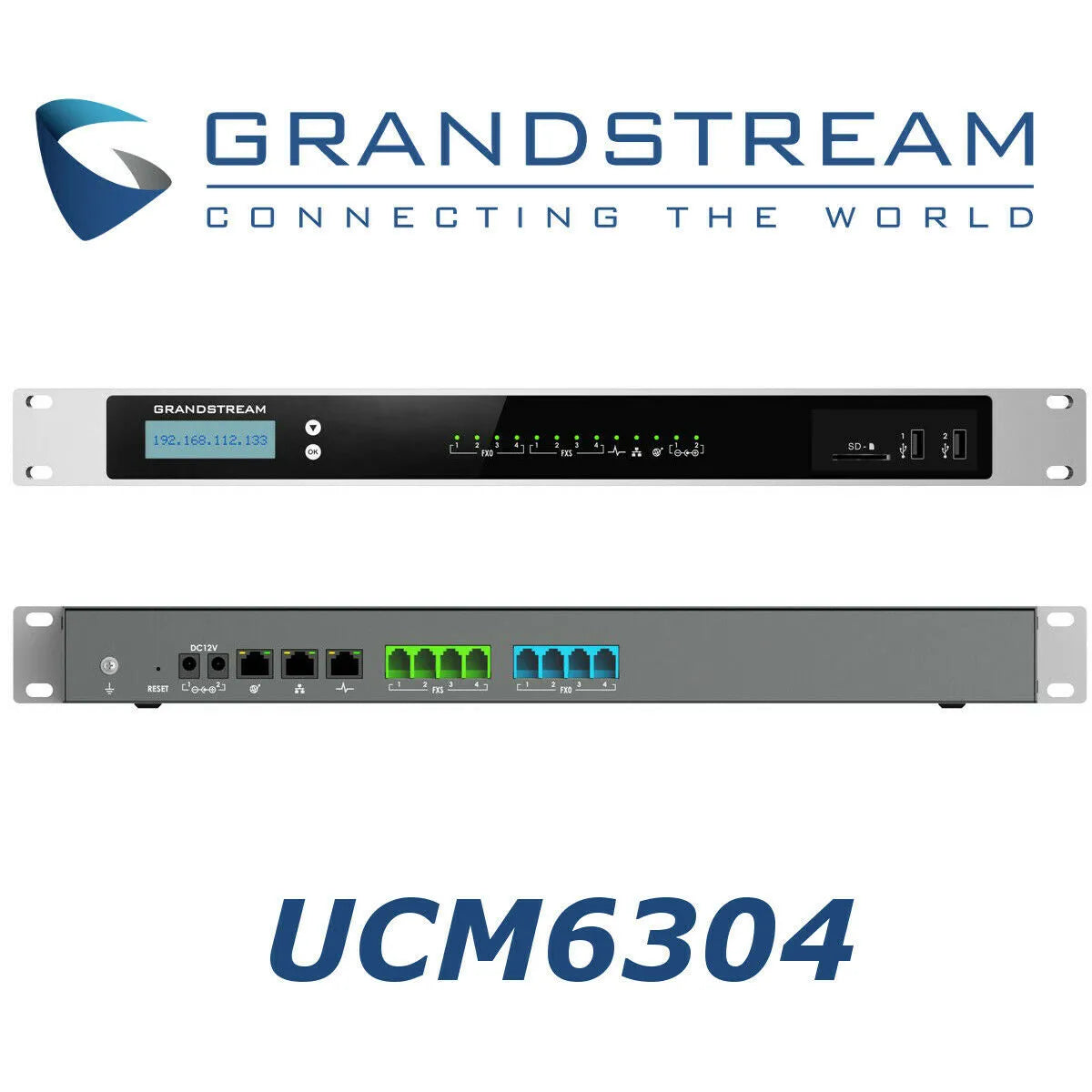 PBX IP GS 4XO, 4FXS 1000 USER 120 CONCURRENTES