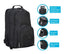 Targus groove 17 pulgadas mochila negra para portátil