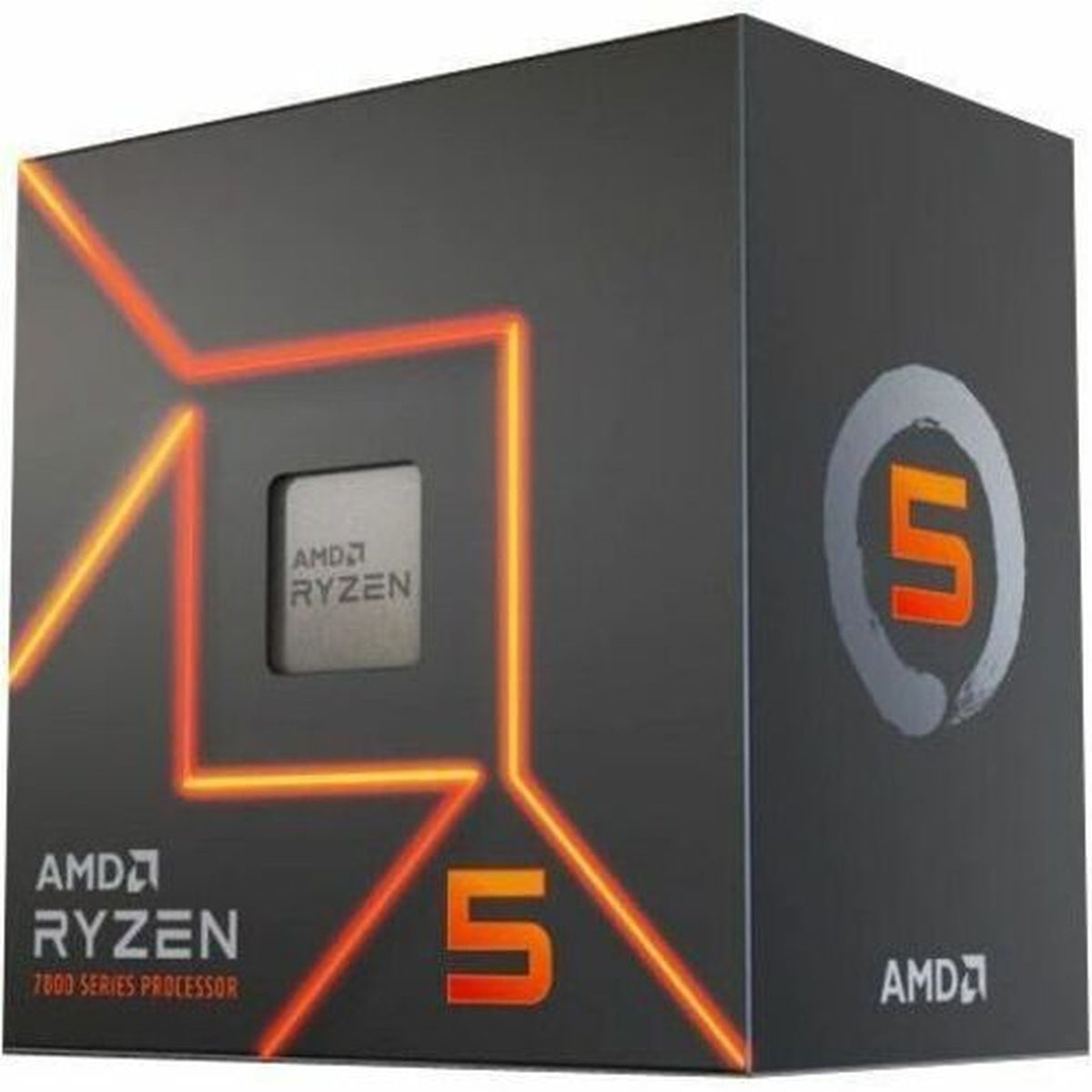 AMD Ryzen 5 7600 - 3.8 GHz - 6 núcleos 12 hilos - 32 MB caché - Socket AM5 - Caja Imagen principal del producto