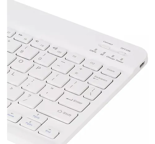 Set Teclado Mouse Inalambrico 10" - Blanco