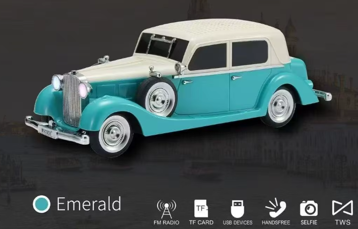 Parlante Diseño de Autos WS-1934 - Verde