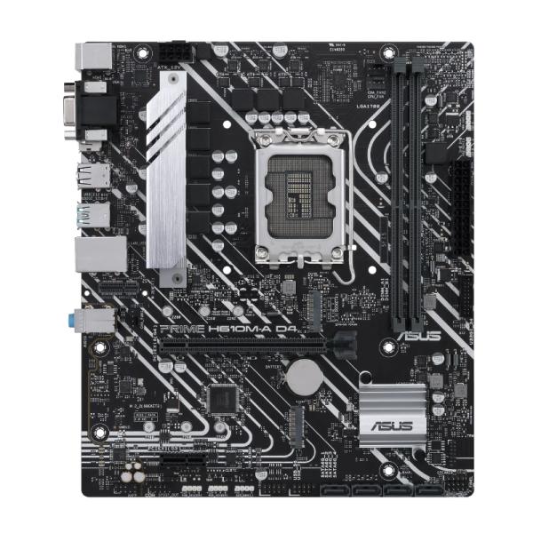 Tarjeta Madre Asus Prime H610M-A LGA1700 M-ATX DDR5 90MB1G20-M0EAY0 - Negro / Blanco Imagen principal del producto