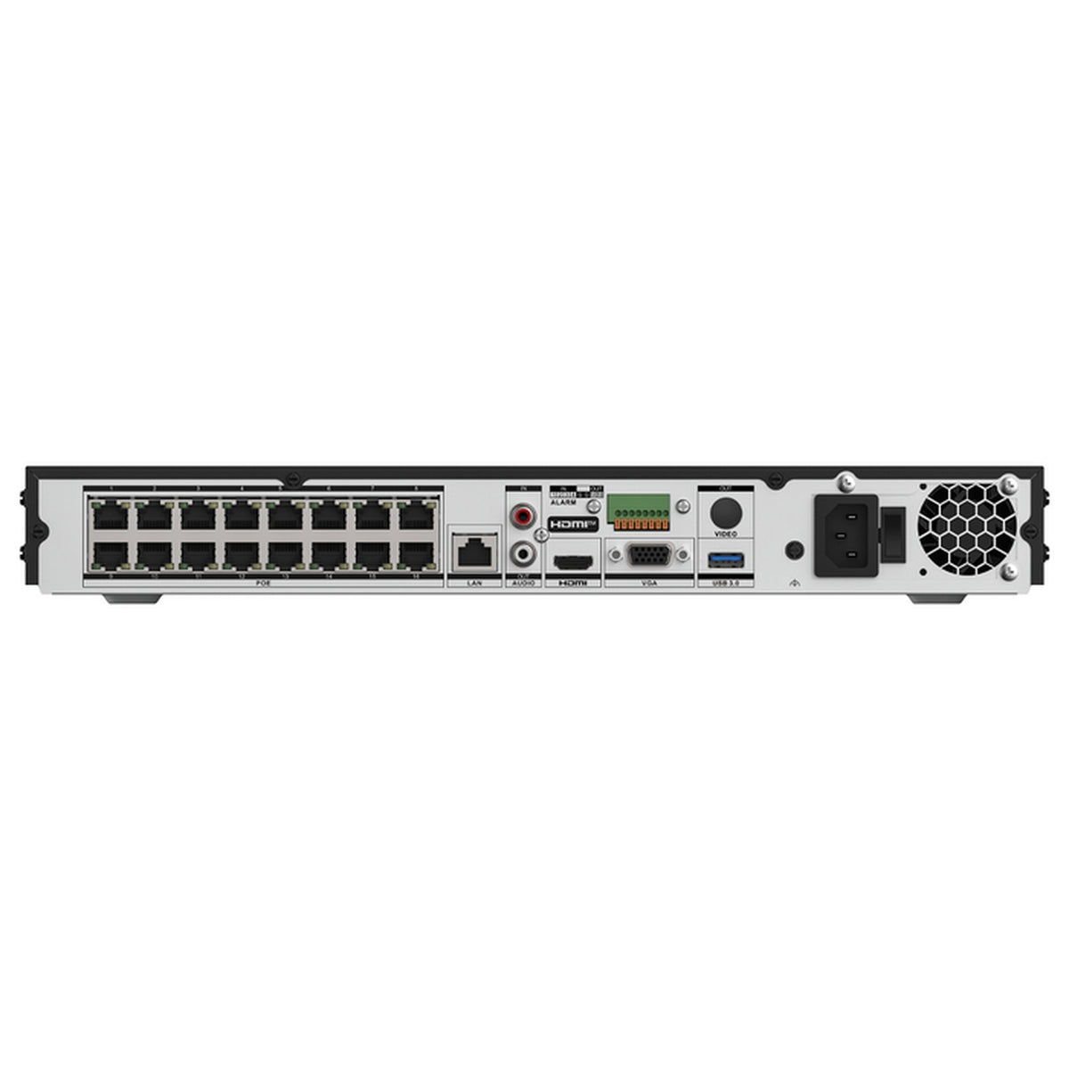 Grabadora Nvr Hikvision Ds-7616nxi-i2/16p/vpro(std) (e) 16 Canales 32 Mp Hasta 40 Tb Ip Poe 303623224 - Negro Imagen principal del producto