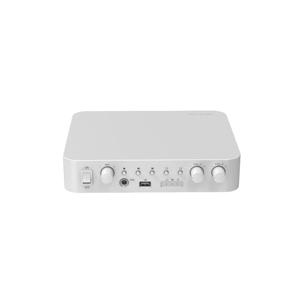 Amplificador de Audio de Red Hikvision Ds-qae0a60g1-vb(o-std)/eu 2 Zonas 60W Bluetooth USB Rca 327400189 - Blanco