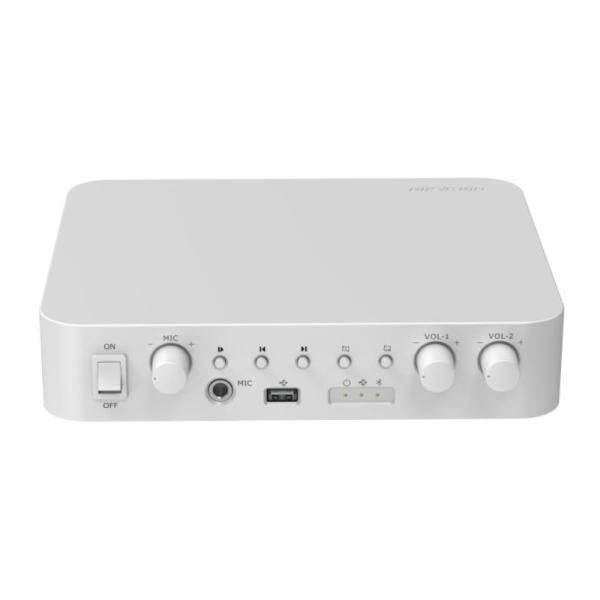 Amplificador de Audio de Red Hikvision Ds-qae0a60g1-vb(o-std)/eu 2 Zonas 60W Bluetooth USB Rca 327400189 - Blanco
