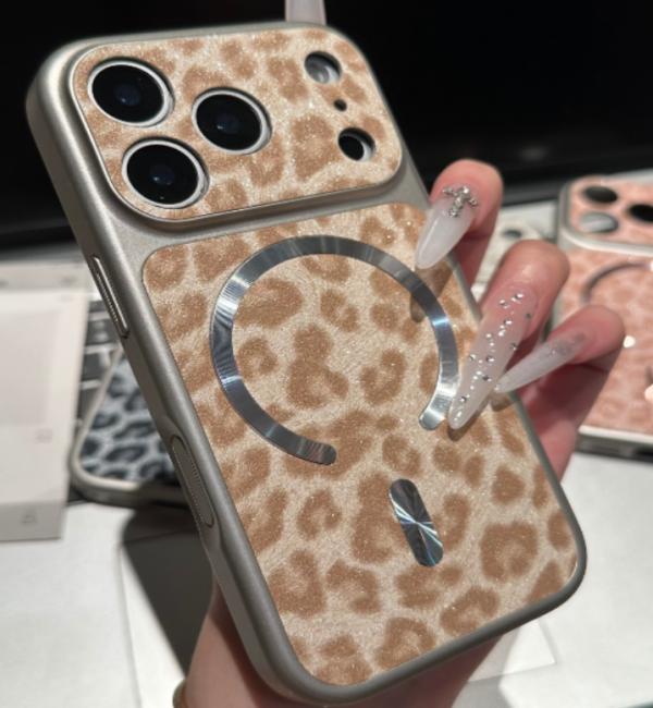 Estuche Animal Print para Iphone - 16 PRO MAX Rosado