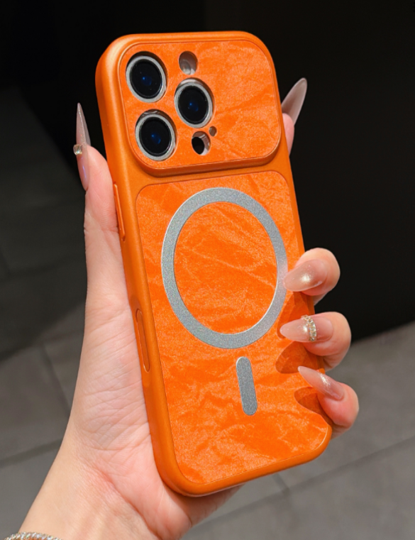 Estuche Craquelado para Iphone - 17 PRO MAX Negro
