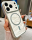 Estuche Craquelado para Iphone - 15 PRO MAX Blanco
