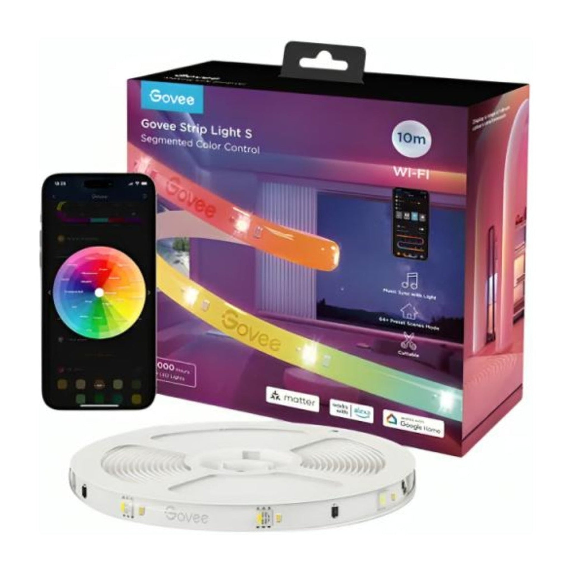 Luces inteligentes Govee H612C protectoras 10 metros Imagen principal del producto