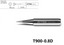 Punta para Cautin ST-2065 T900 Atten - 0.8d