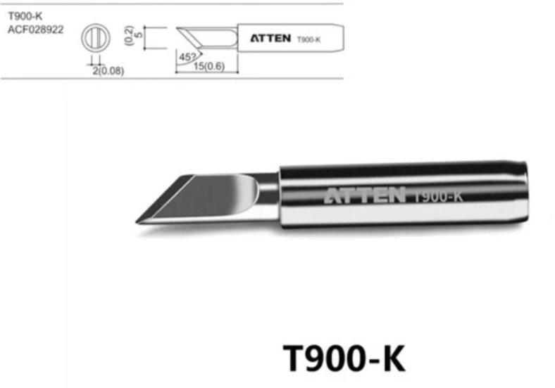 Punta para Cautin ST-2065 T900 Atten - K