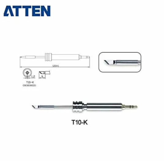 Punta para Cautin Gt-2010+ T10 Atten - K