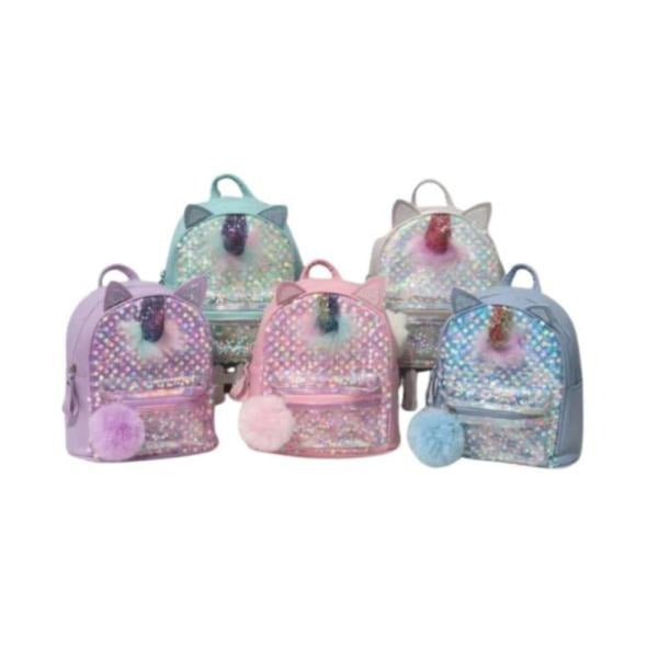 Bolso Infantil con Diseño Unicornio Modelo 8226C-785 - Celeste