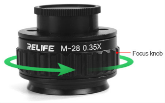 LENTE PARA MICROSCOPIO RELIFE M28 0.3X CTV
