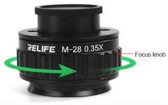 LENTE PARA MICROSCOPIO RELIFE M28 0.3X CTV