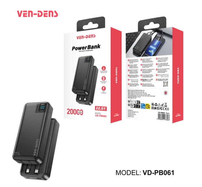 Ven-Dens Bateria de Emergencia 20000mah VD-PB061 Power Bank Blanca Imagen principal del producto