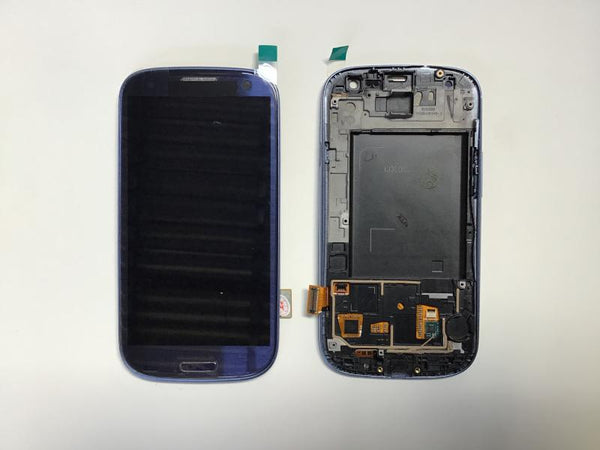 LCD Pantalla Samsung Galaxy S3 I9300 Completa Original - Azul con Marco