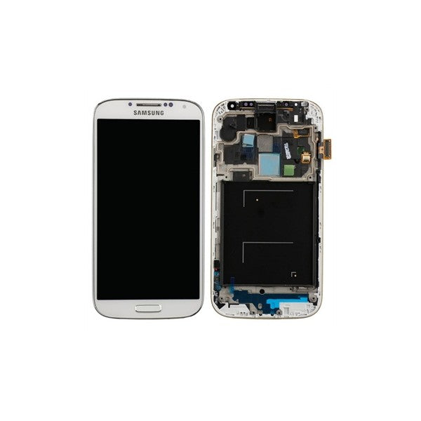 LCD Pantalla Samsung Galaxy S4 I9500 Completa Original - Blanco con Marco