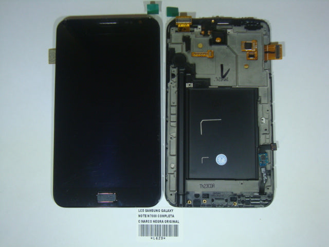 LCD Pantalla Samsung Galaxy Note 1 N7000 Completa - Negra con Marco