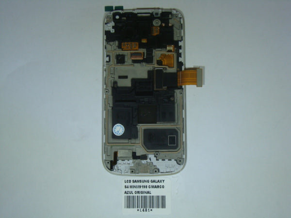 LCD Pantalla Samsung Galaxy S4 Mini I9190 Completa - Azul con Marco