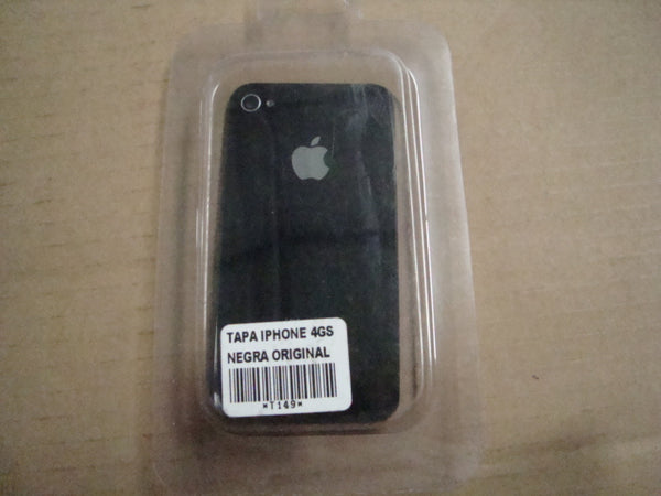 Tapa Iphone 4GS 4S A1387 - Negra Sin Marco