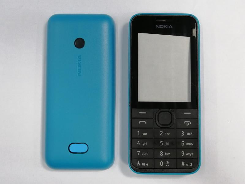 Caratula Nokia 208 - Celeste