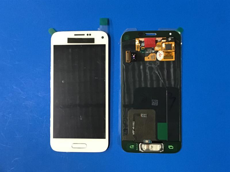 LCD Pantalla Samsung Galaxy S5 Mini G800 Completa Azul - Blanca Sin Marco