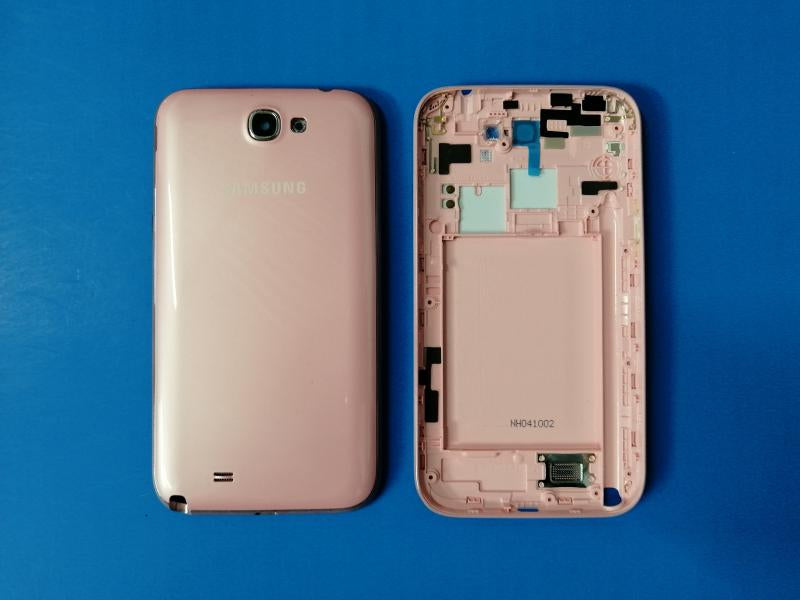 Tapa Samsung Galaxy Note 2 N7100 - Rosada con Marco